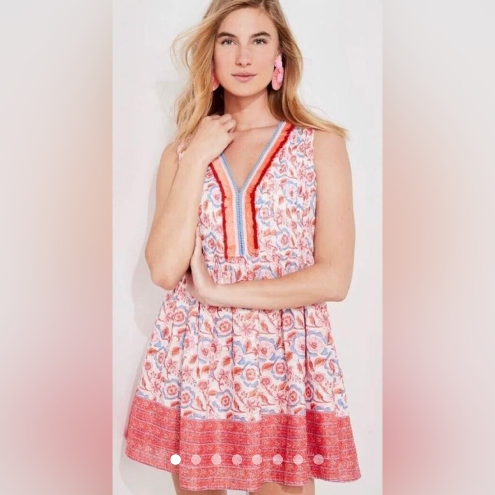 Vineyard Vines Floral Pintuck Dress